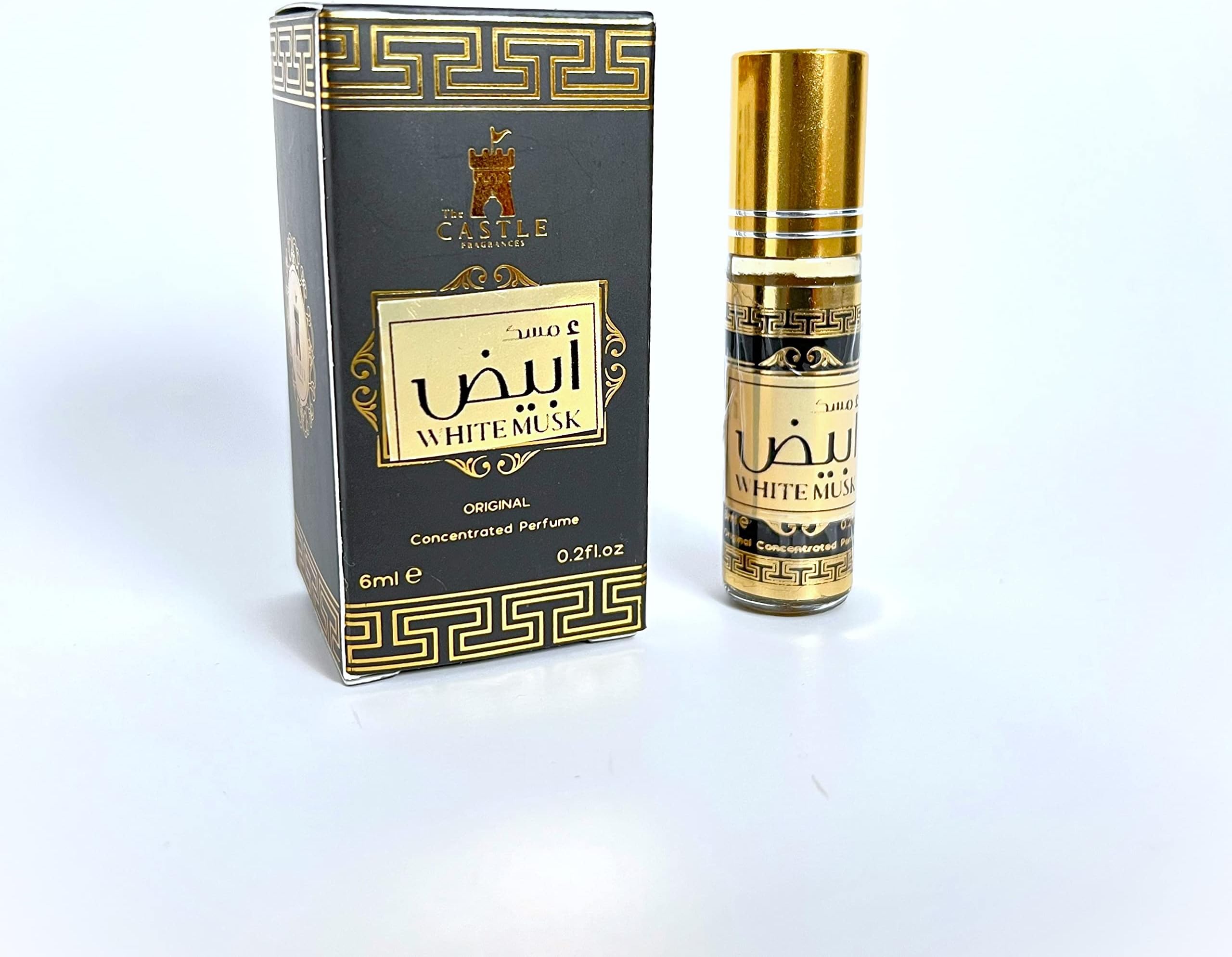 Attar White Musk- مسك ابيض | Authentic Arabic Fragrance Oils| 100% Pure, Alcohol-Free, Halal | 6ml Attar Oil Arabic Mukhallat | Women & Men Luxury Oil