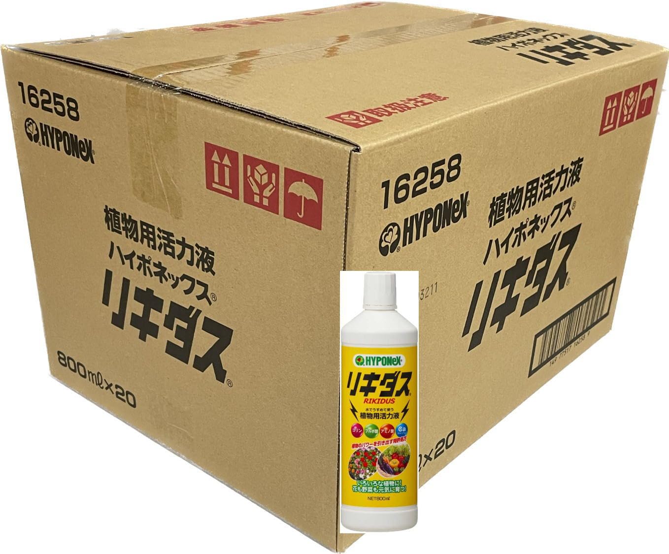 THXE80%RICHリキッド　2本　期間限定割引中　当店最強体感 Amazon | 【ケース販売】ハイポネックス リキダス 800ml×20 | 液肥・活力剤