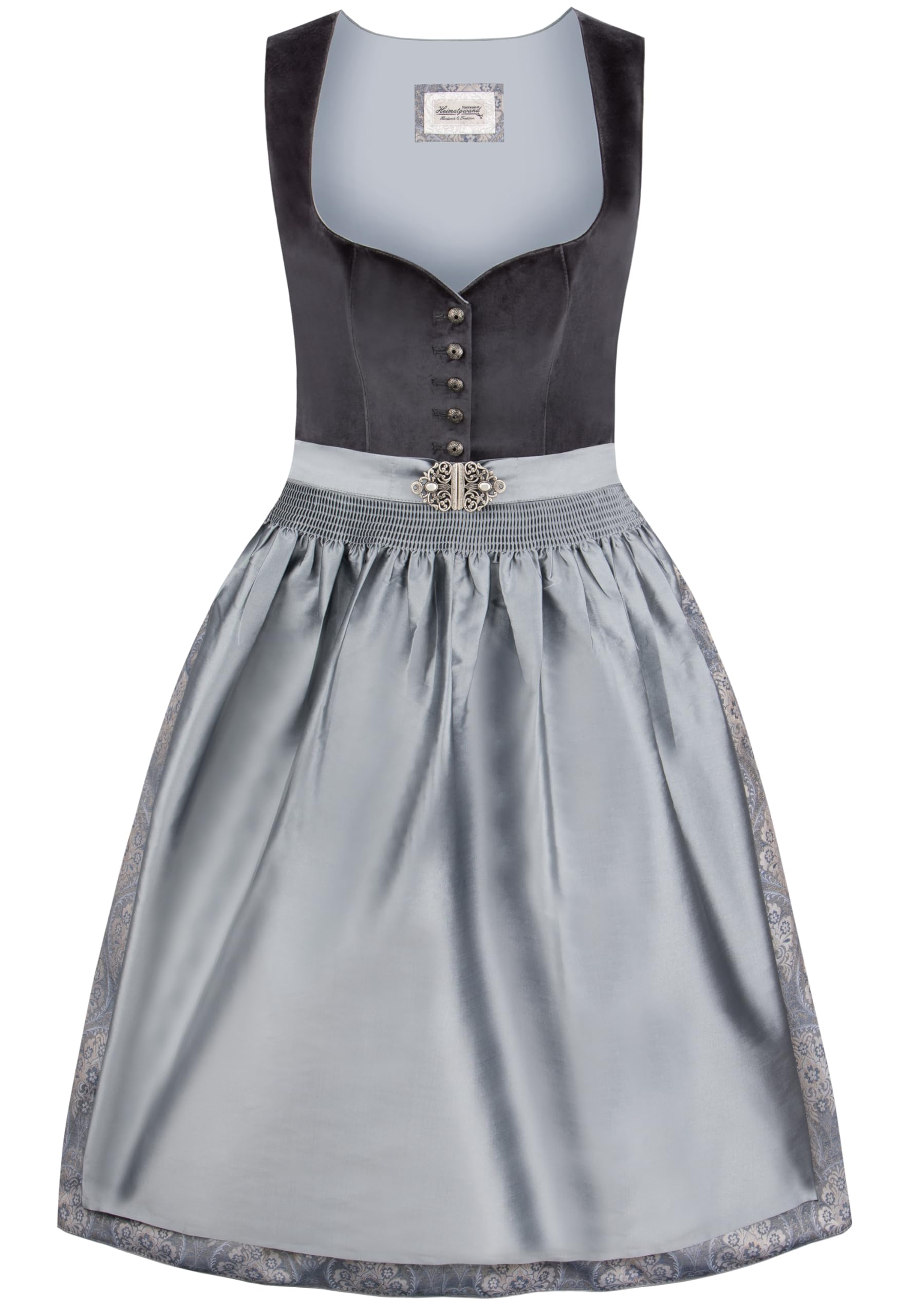 Stockerpoint Damen Dirndl Indira I Größe 32-48 I Bequemes Trachtenkleid mit Schürze & liebevollen Details I Bequem & pflegeleicht I Perfekt für Trachten & Festlichkeiten
