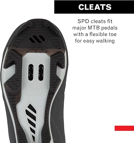 Vista 4 de Louis Garneau, Zapatillas de bicicleta Multi Air Flex II para hombre, para desplazamientos, MTB y ciclismo de interior, tacos SPD compatibles