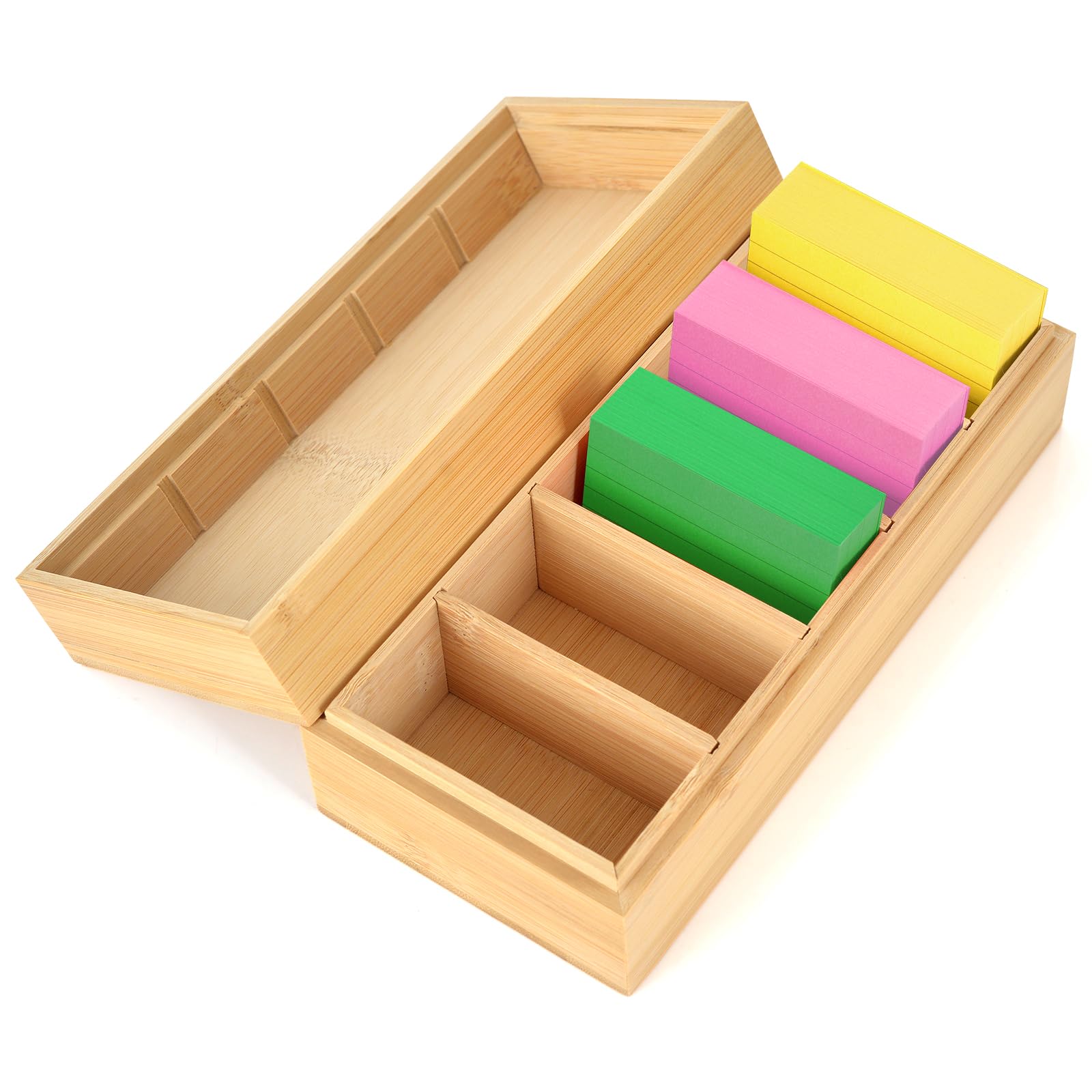 A8 Karteikarten Boxen Holz Karteibox 20 * 8 * 6cm Lernkarteibox Vokabeln  Karteikarten Holz mit Deckel fr Bro Schulen Und Heim Karteikarten Nicht  im Enthalten : Amazon.de: Brobedarf & Schreibwaren