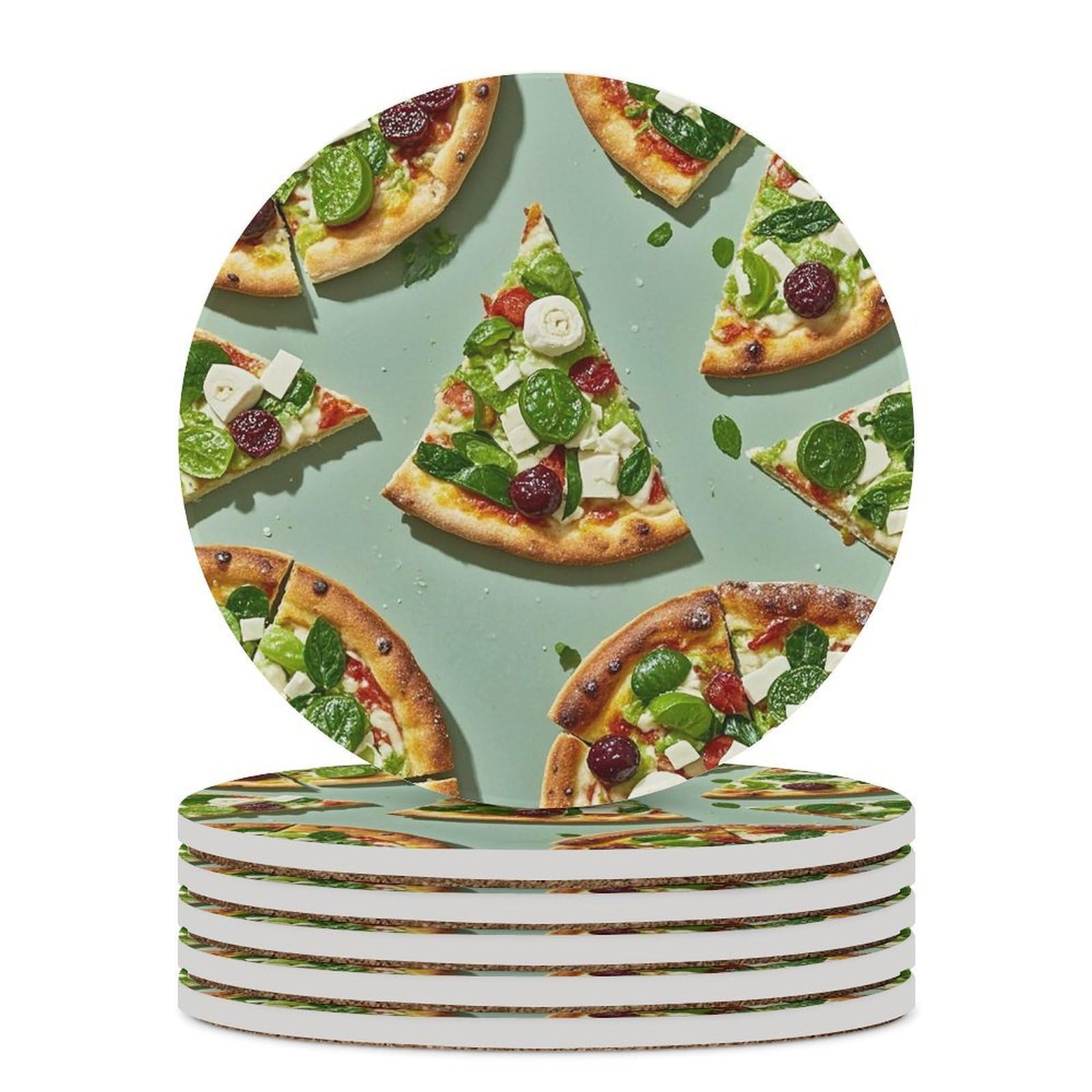 Dessous de verre en céramique absorbante contre les taches et les rayures de table