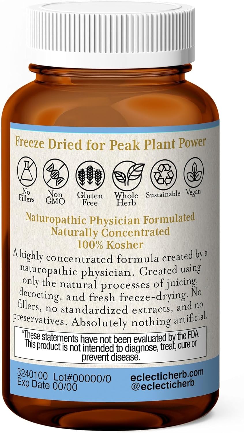 Eclectic Institute Raw Fresh Freeze-Dried Prostate Support | 45 CT