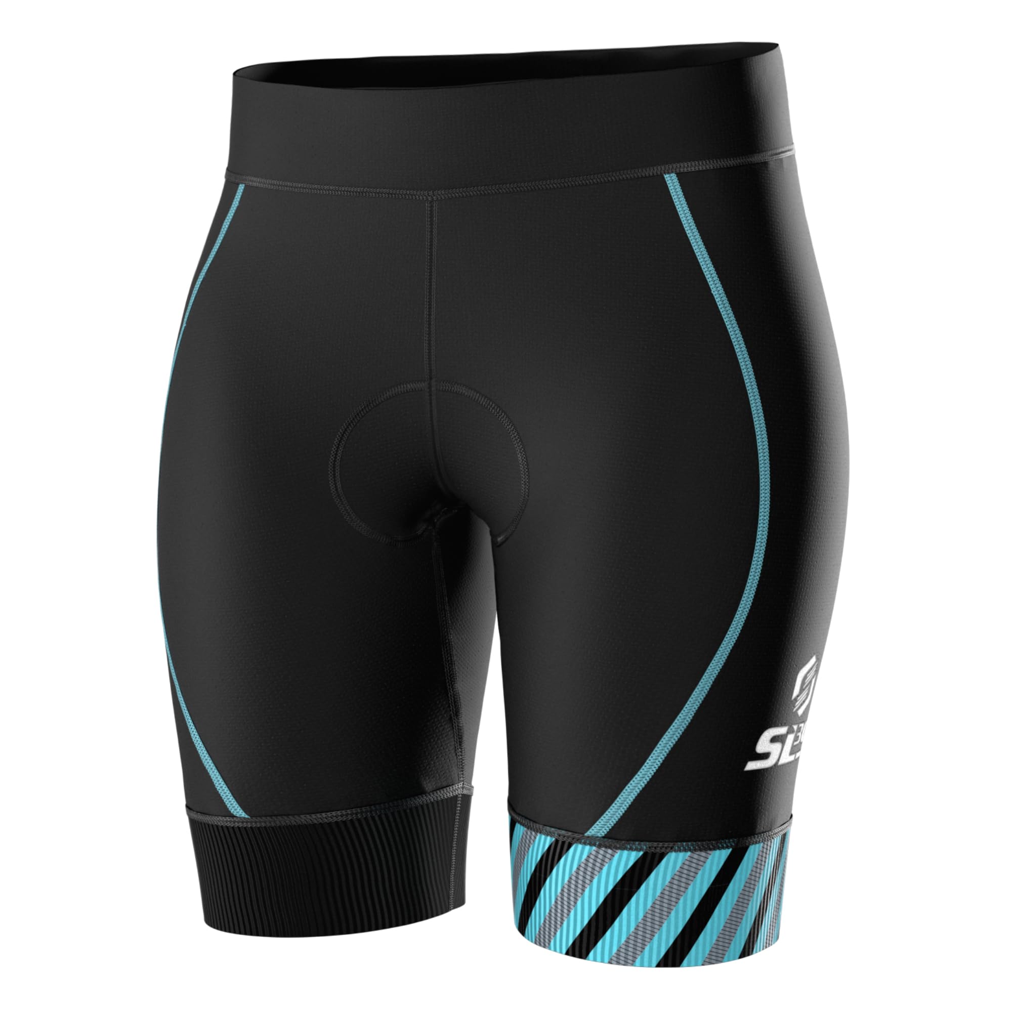 SLS3 Damskie szorty Triathlon FX Tri Bike | 15 cm krótkie jednolite | super wygodne z miękkim kozaminem | zaprojektowane przez sportowców