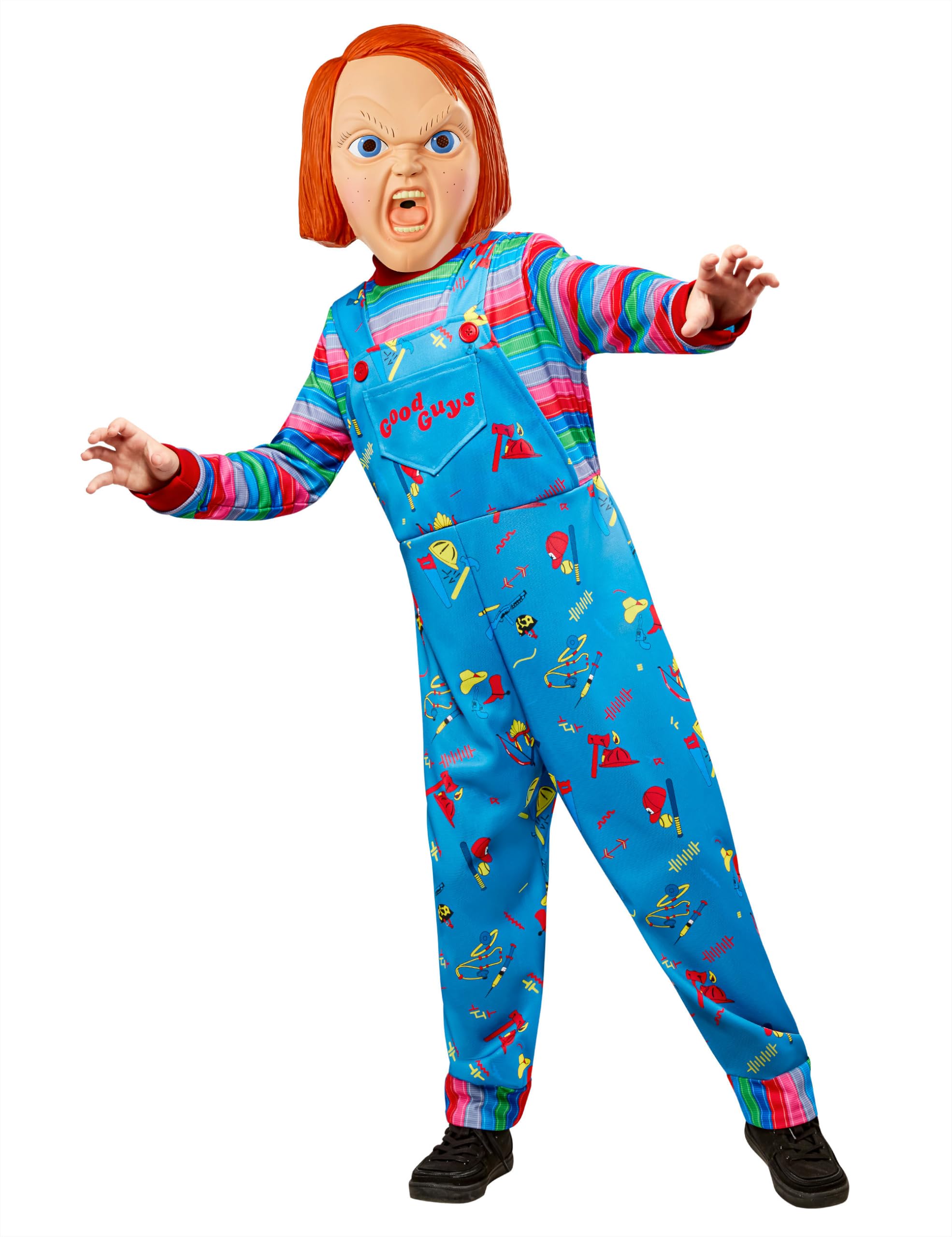 Rubies Offiziel Chucky Kinderkostüm, Größe 7-8 Jahre