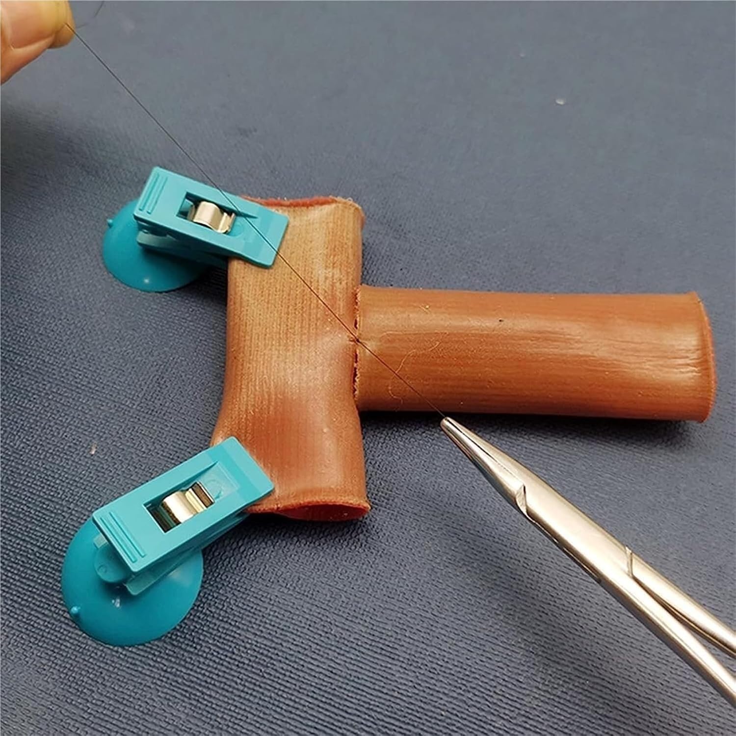 Suture Practice Kit for Medical Students Intestinal Suture Model, Silicone Medical Training Intestinal Model,for Medical Practice Suture Medical Student Training Education