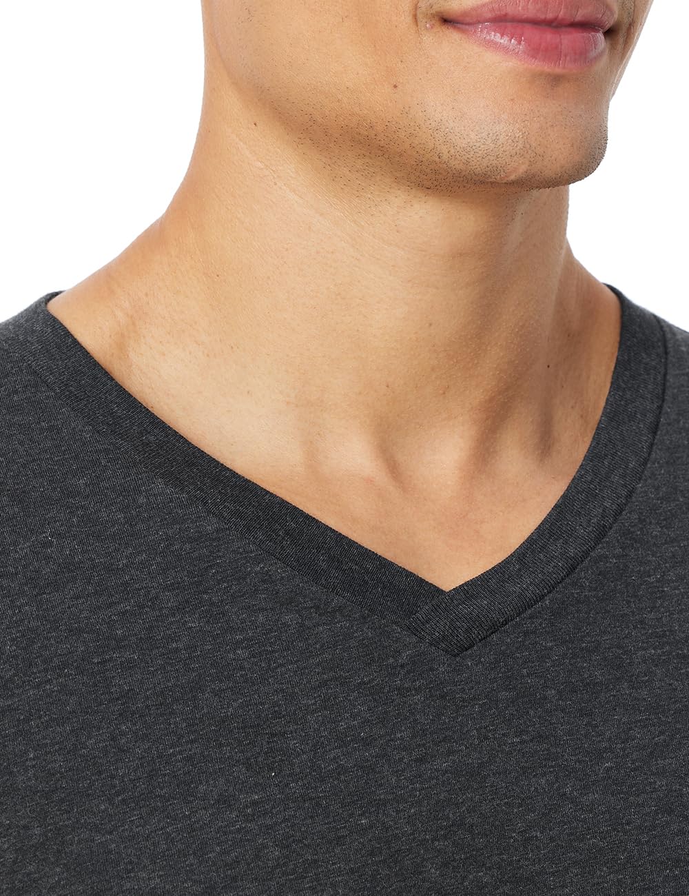 Schiesser Camiseta de Dormir de Manga Larga con Cuello En V de Algodón Orgánico – Mix + Relax Camiseta de Pijama Hombre