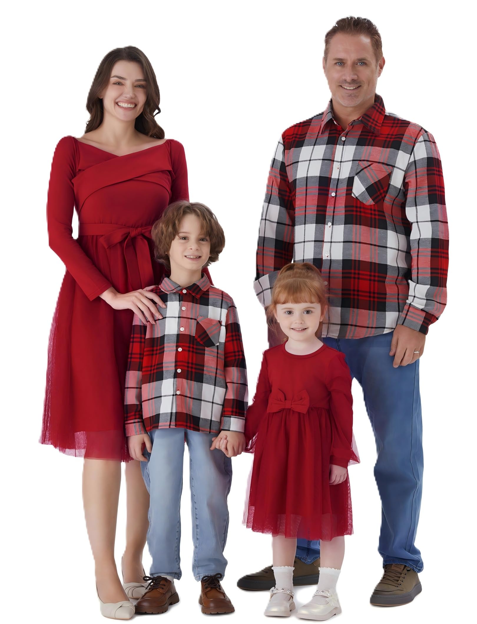 midi dress for family photos Spring Family Photos Shop the Mint
