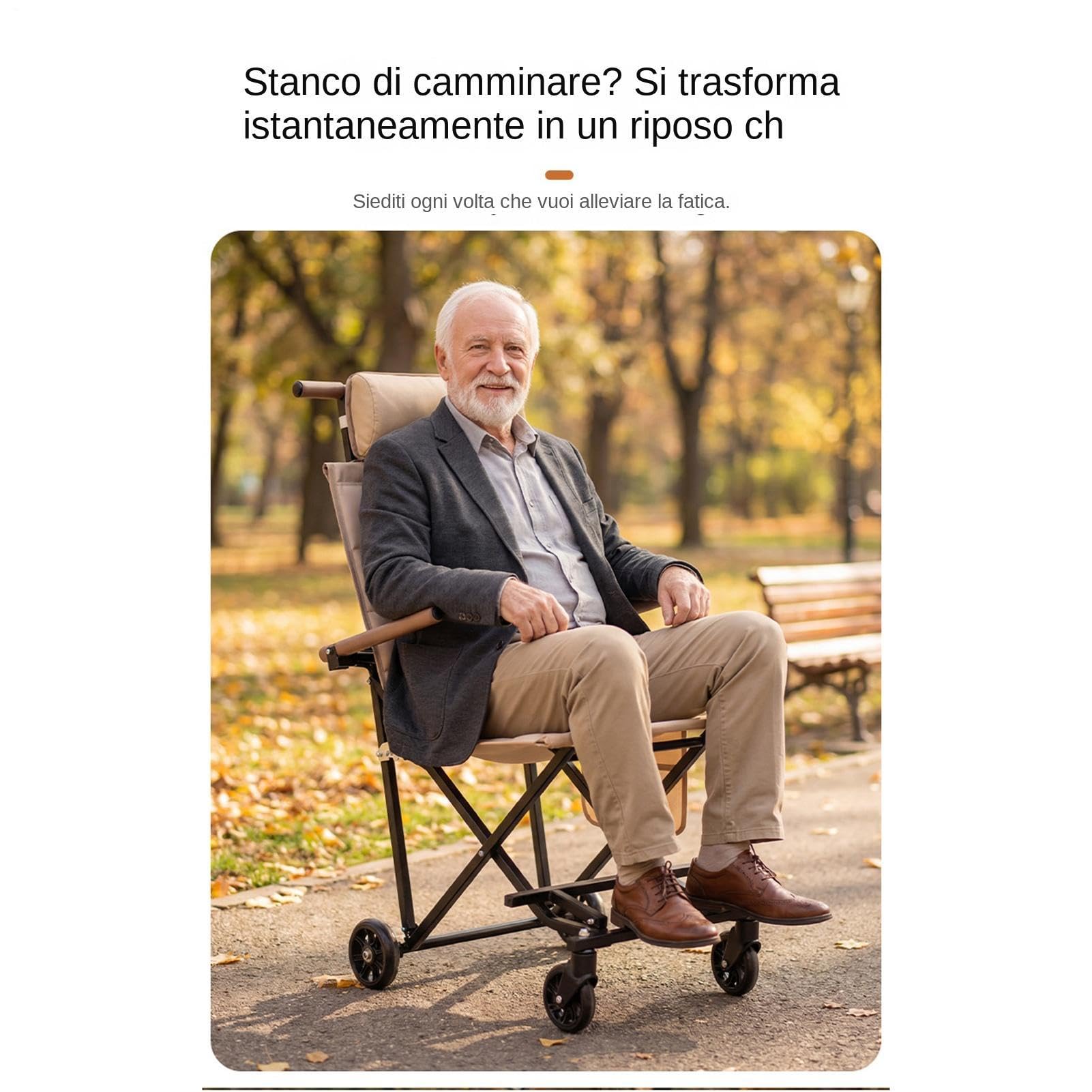Sedie Da Trasporto Per Anziani Scooter Per Mobilità Sdraiato E Seduto