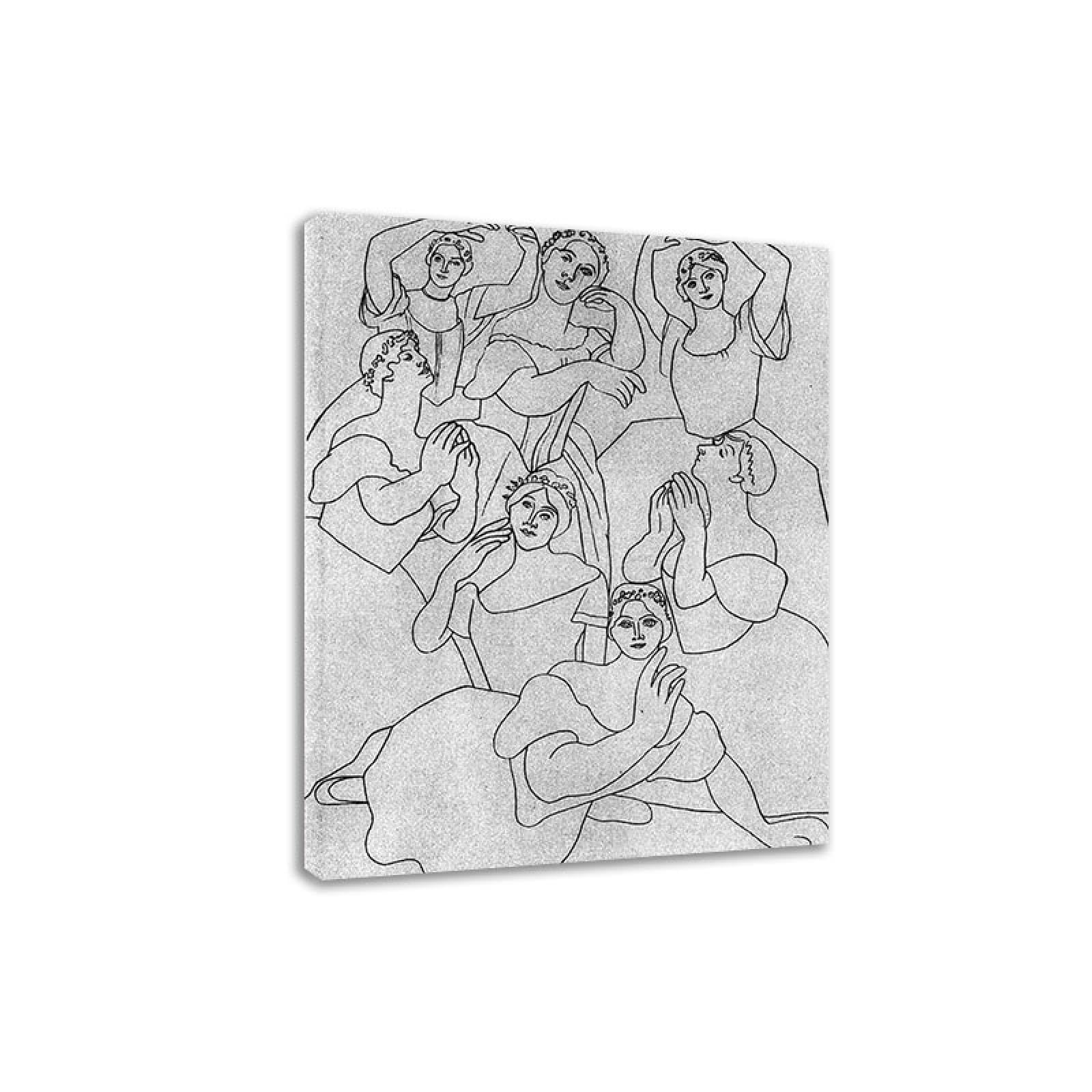 Impression sur toile Picasso tableaux célèbres décoration murale encadrée - 7
