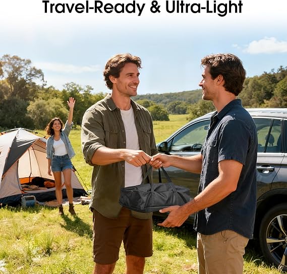 Outdoor Projector Screen with Stand, 120 inch Portable Projection kit 16:9 4K HD Wrinkle-Free Indoor Outdoor Movie Screen with Carry Bag for Home Theater and Backyard Movie Night