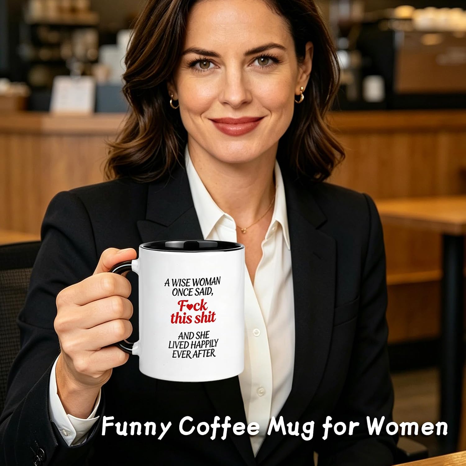 Retirement Gifts For Women Female,Funny Retired Mug,Birthday Gag Gift image 5