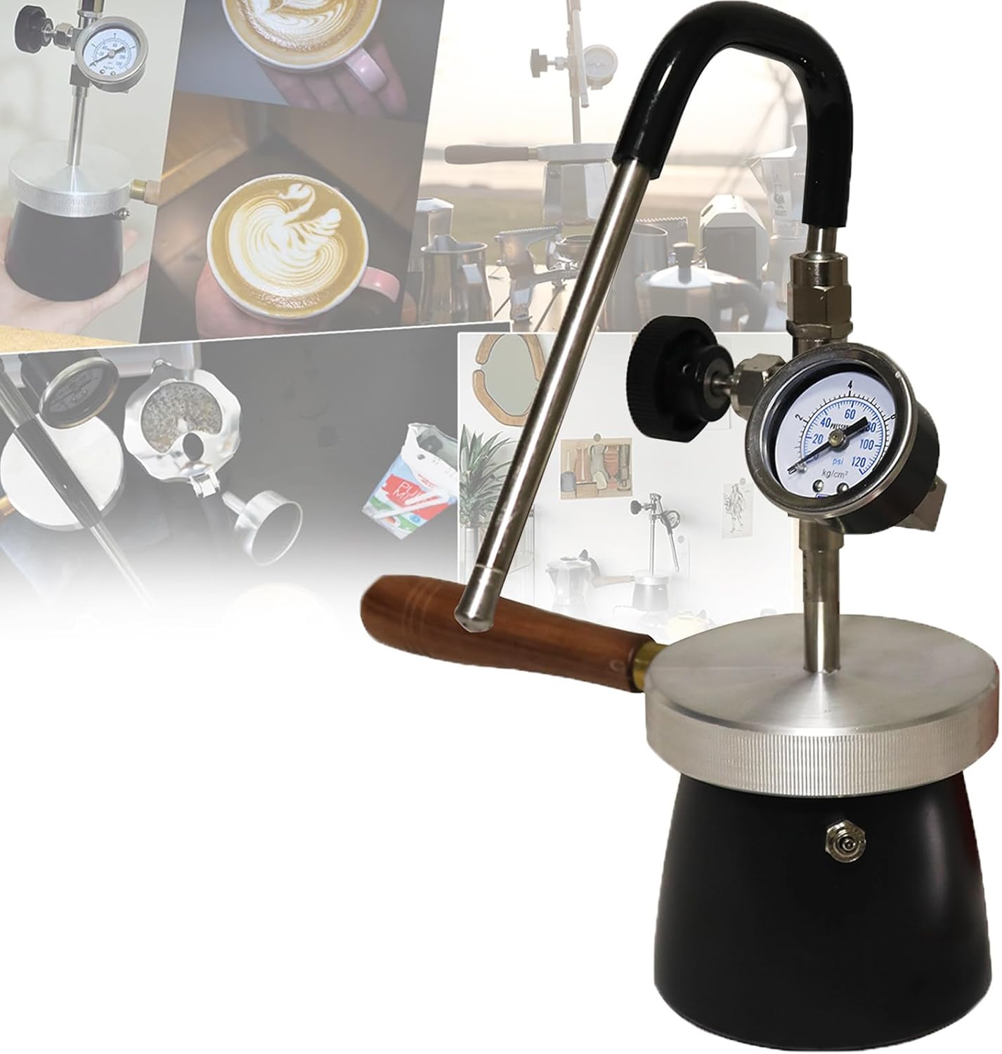 Handheld Milk Frother,Milk Foam Maker Stainless Steel Milk Steamer,Hand Drink Mixer Hot&Cold Milk Foamer For Coffee,Lattes,Cappuccino