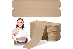 100 Disposable Underarm Pads for Women, Bra Sweat Liners, Under Breast Sweat Absorber Pads
