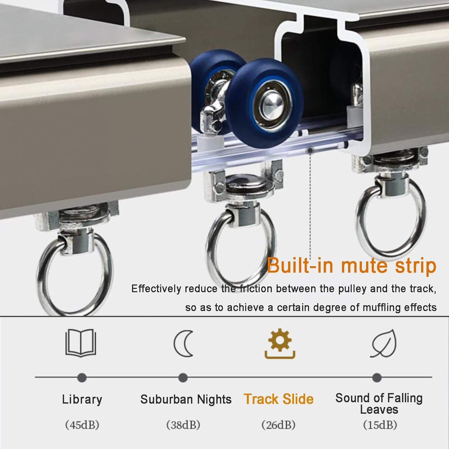 Double Row Ceiling Track System - Heavy-Duty Ceiling-Mounted Rails for Room Dividers - 11.8ft Adjustable White Curtain Rods for Living Room & Bedroom Décor