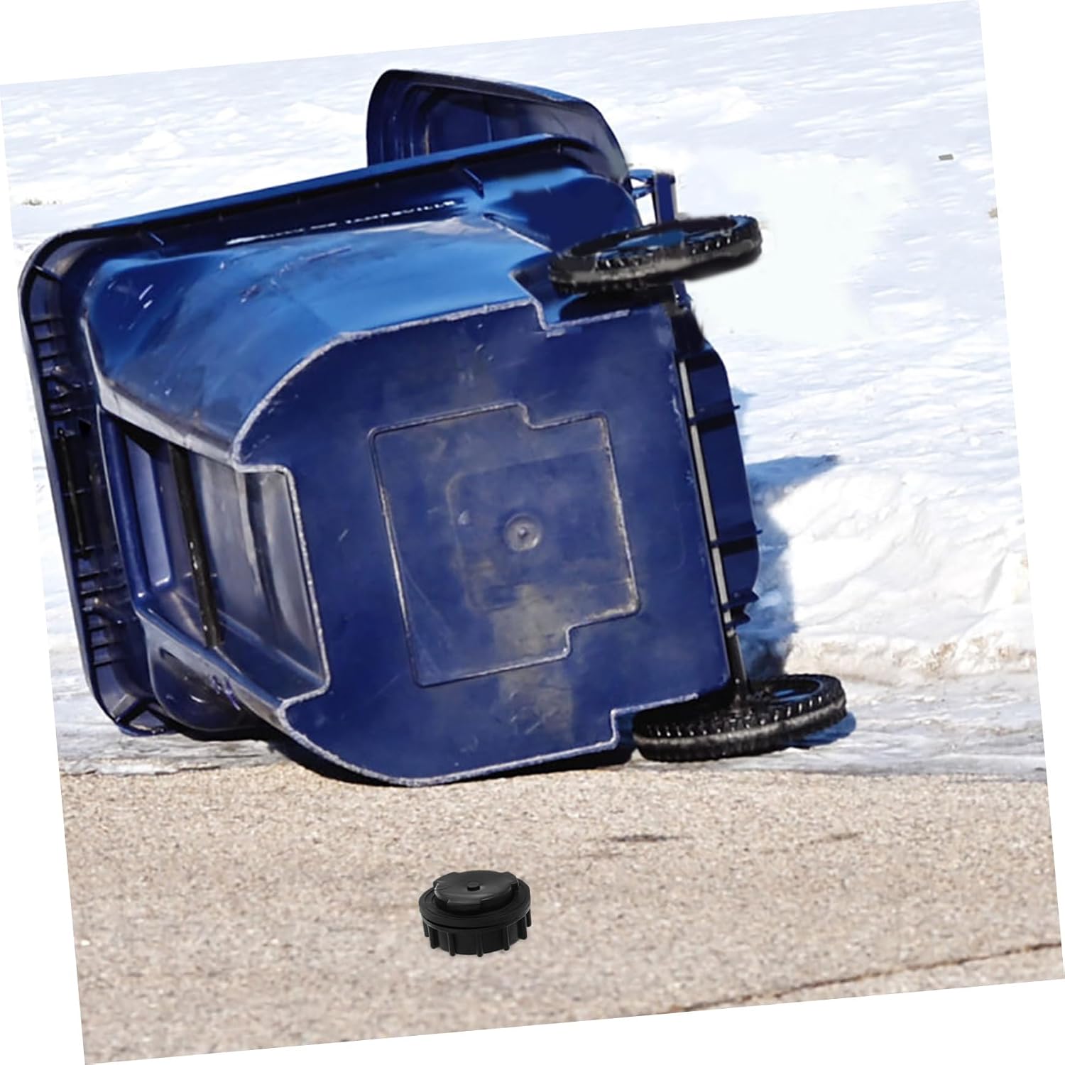Garbage Disposal Sink Plugs Weatherproof Drain Plug Covers Easy Installation for Outdoor Trash Cans