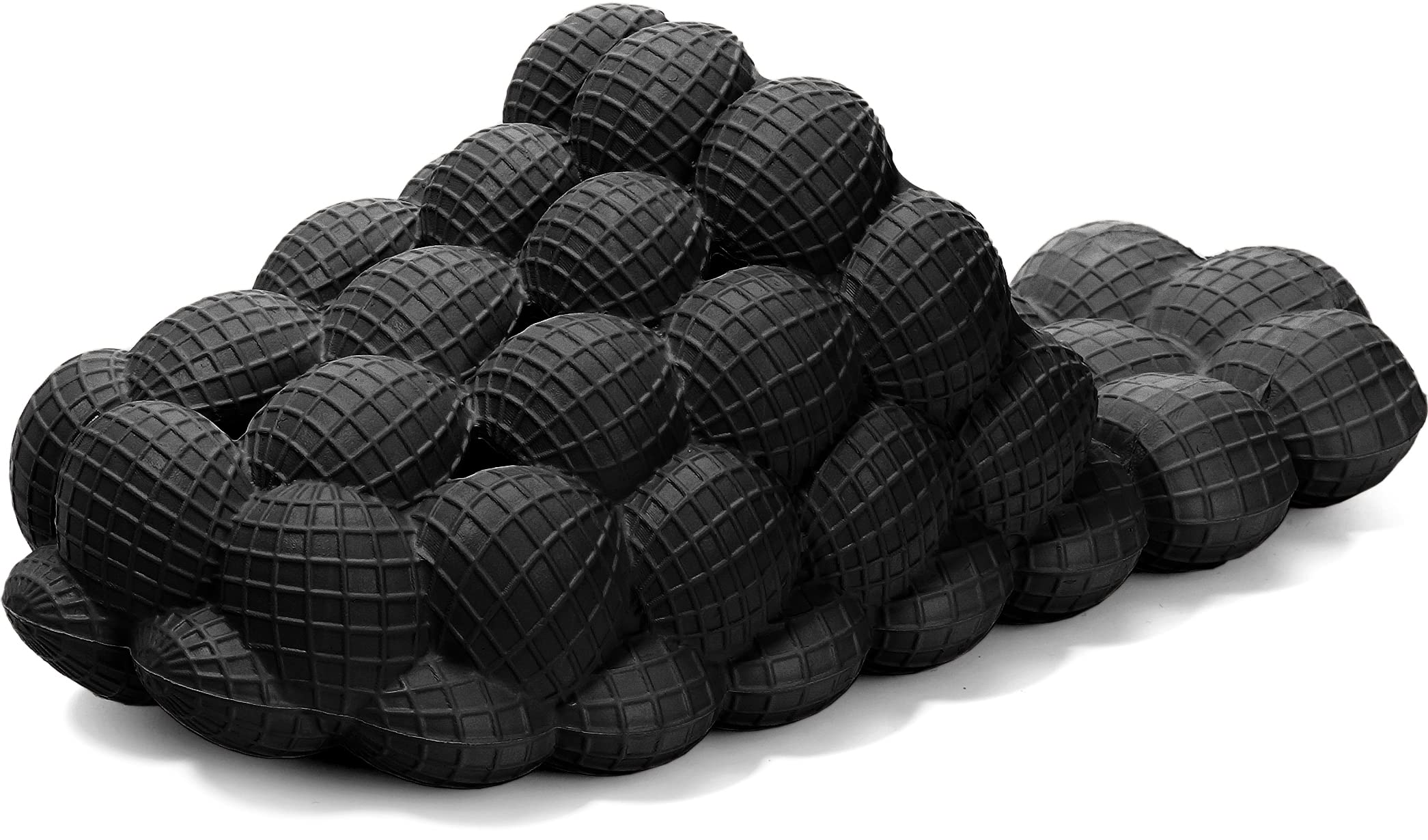 BRONAXBubble Slippers Shoes for Girls Boys Golf Ball Cute buble Slides Funny Lychee House Shower Bath Slippers Sandals Golf Ball Slides Black Size 39-40