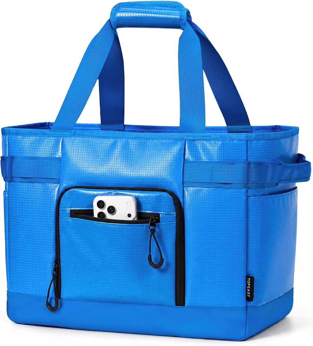 TOPEAST Beach Bag Waterproof Beach Tote Travel with Wet Pocket & 11 Organized Compartments Large Pool Bag with MOLLE Webbing