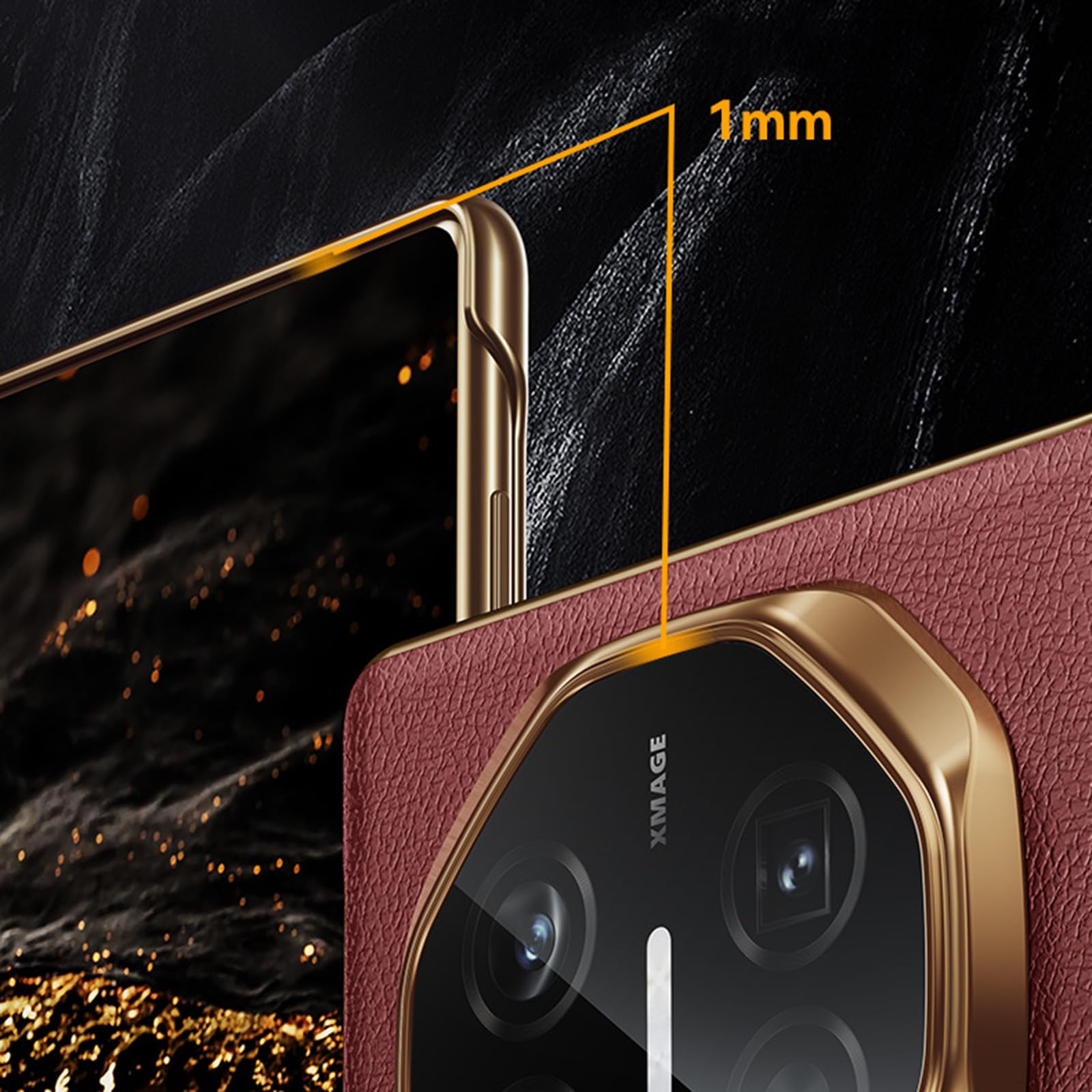 Étui pour Huawei Mate XT, Clear Afficher Fenêtre Housse Cuir Véritable À Rabat Galvanoplastie Antichoc Défense Intégrale Coque,Noir,Mate XT