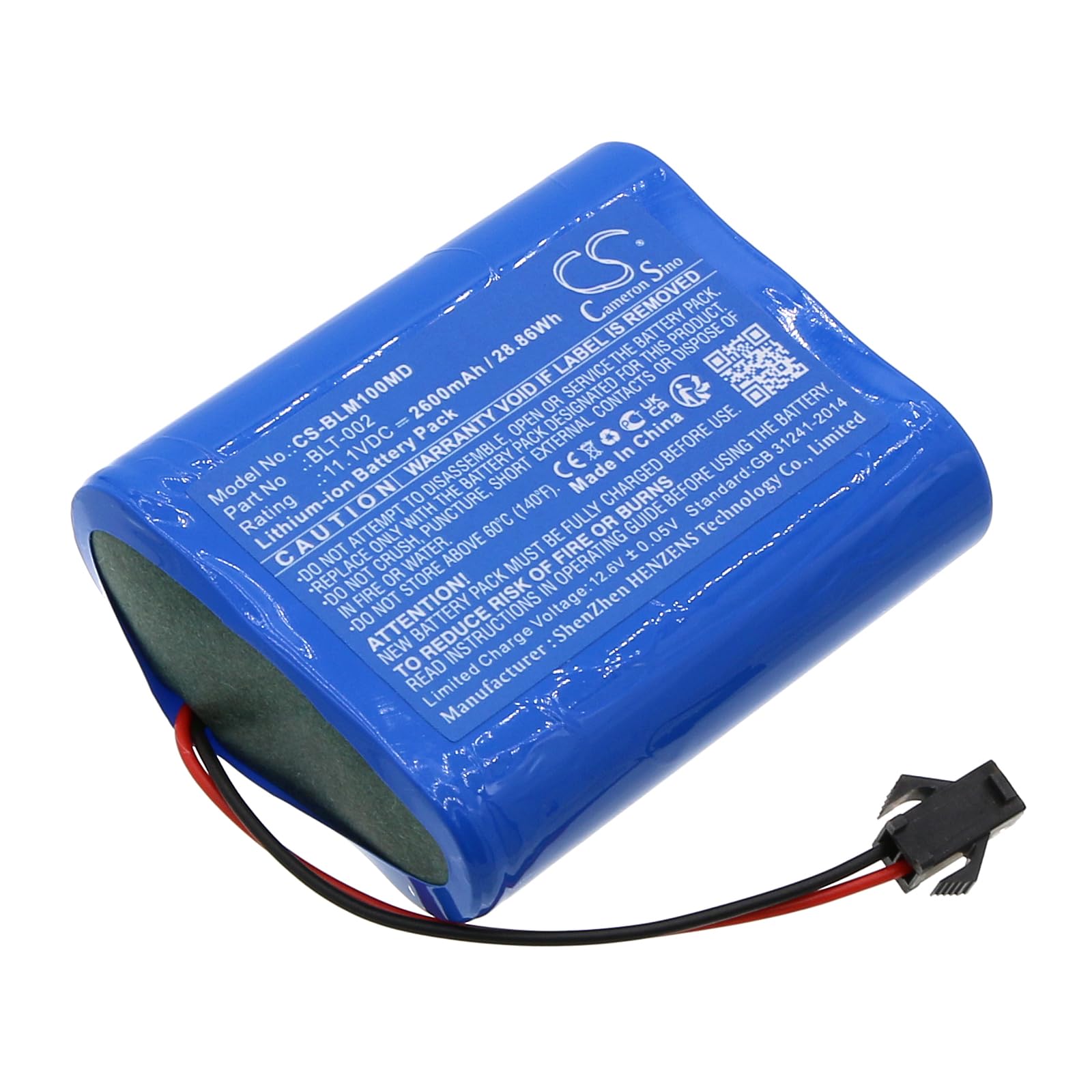 Batterie Biolight BLT M1000 TECHTEK remplace BLT-002 usage continu - 6