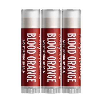 Delight Naturals Blood Orange Lip Balm - Set of Three
