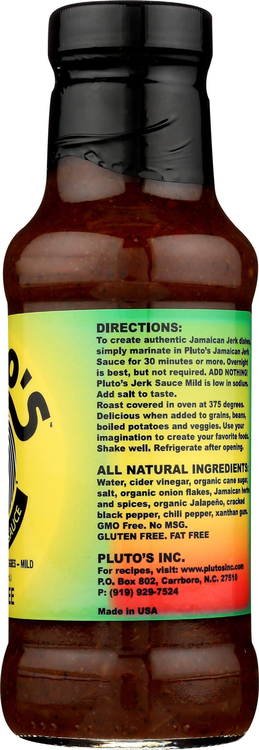 PLUTOS Jamaican Jerk Sauce Mild, 10 FZ | Grocery Pickup & Delivery