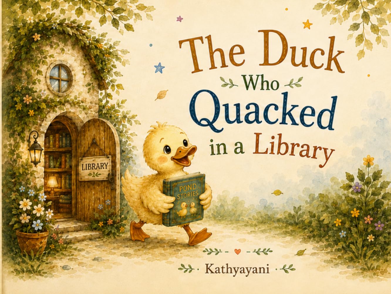 The Duck Who Quacked in a Library: A Fun Story About Manners, Voices, Self control and Reassurance | A Cozy Bedtime story | Gift for preschoolers (2-7 age) | Great for Parents & Teachers