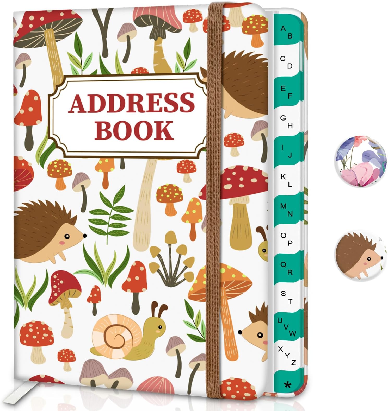 – Address Book with Alphabetic Tabs, Telephone and Address Book for Keep Contacts Organaized, Small and Large Print Hardback, Suitable for Home & Office