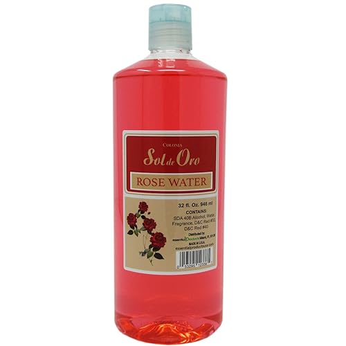 Sol de Oro Colonia de agua de rosas 32 0z