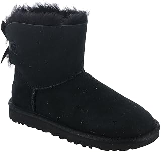 UGG Women's Mini Bailey Bow II Winter Boot Black Price In India