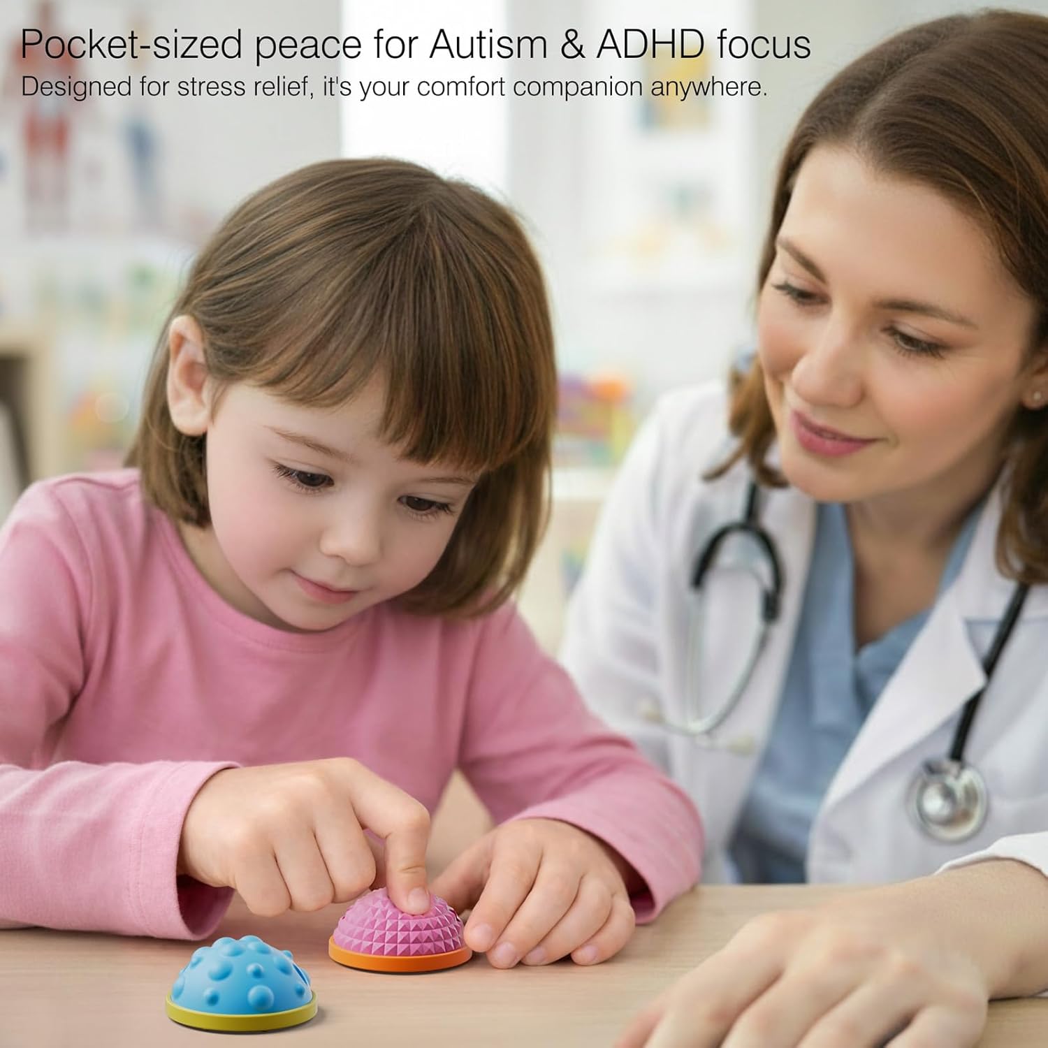 Fidget Toys for Adults Kids,12PCS Sensory Worry Dome Toys for Stress Anxiety Autistic ADHD, Calm Down Travel Airplane Essentials Students Prizes Toys, Stuffers Gifts for Teen Boys Girls