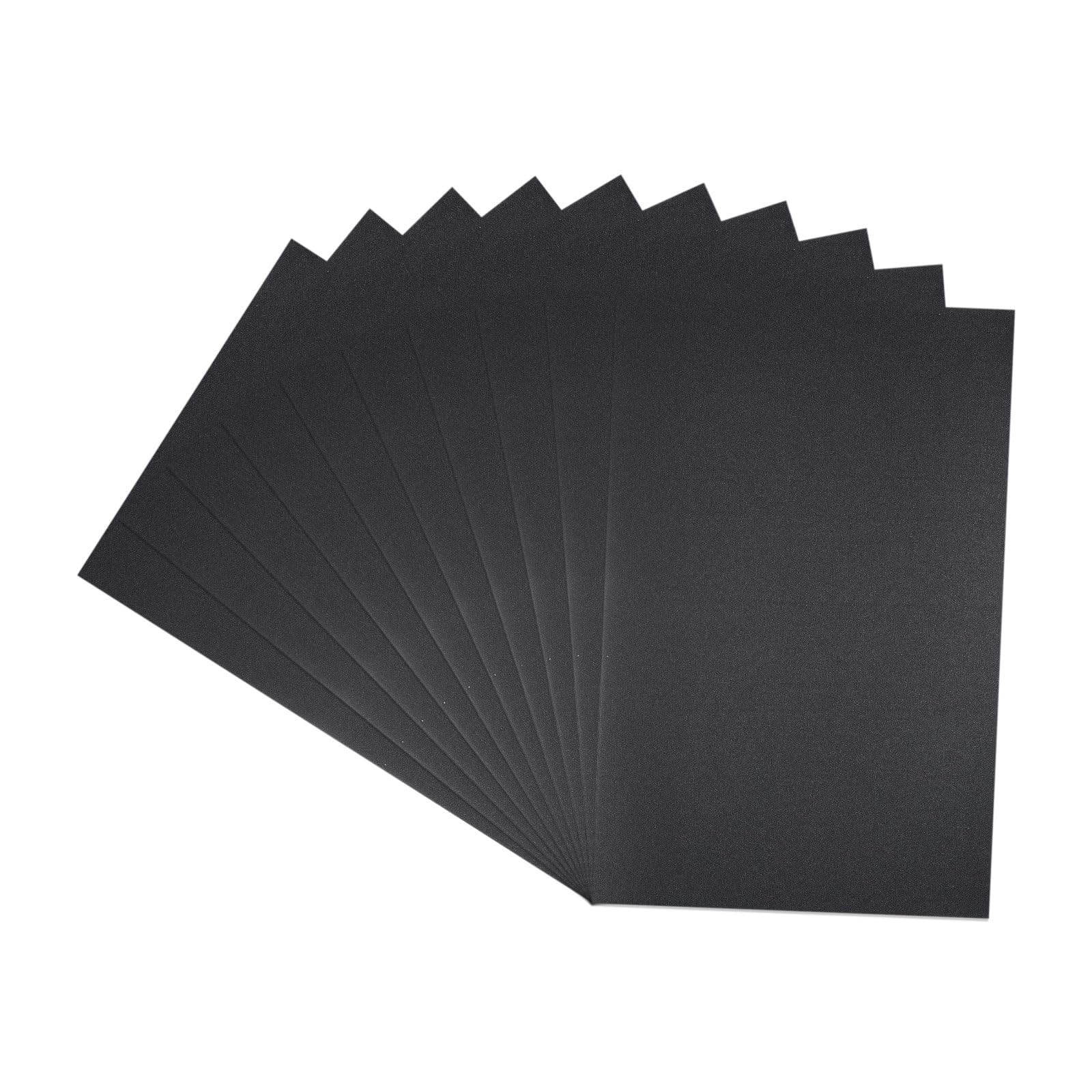 HARFINGTON 10pcs Sandpaper 180 Grit 18 x 12 Inch Waterproof Backing Silicon Carbide Abrasive Wet Dry Sanding Sheets for Wood Finishing, Metal Sanding,