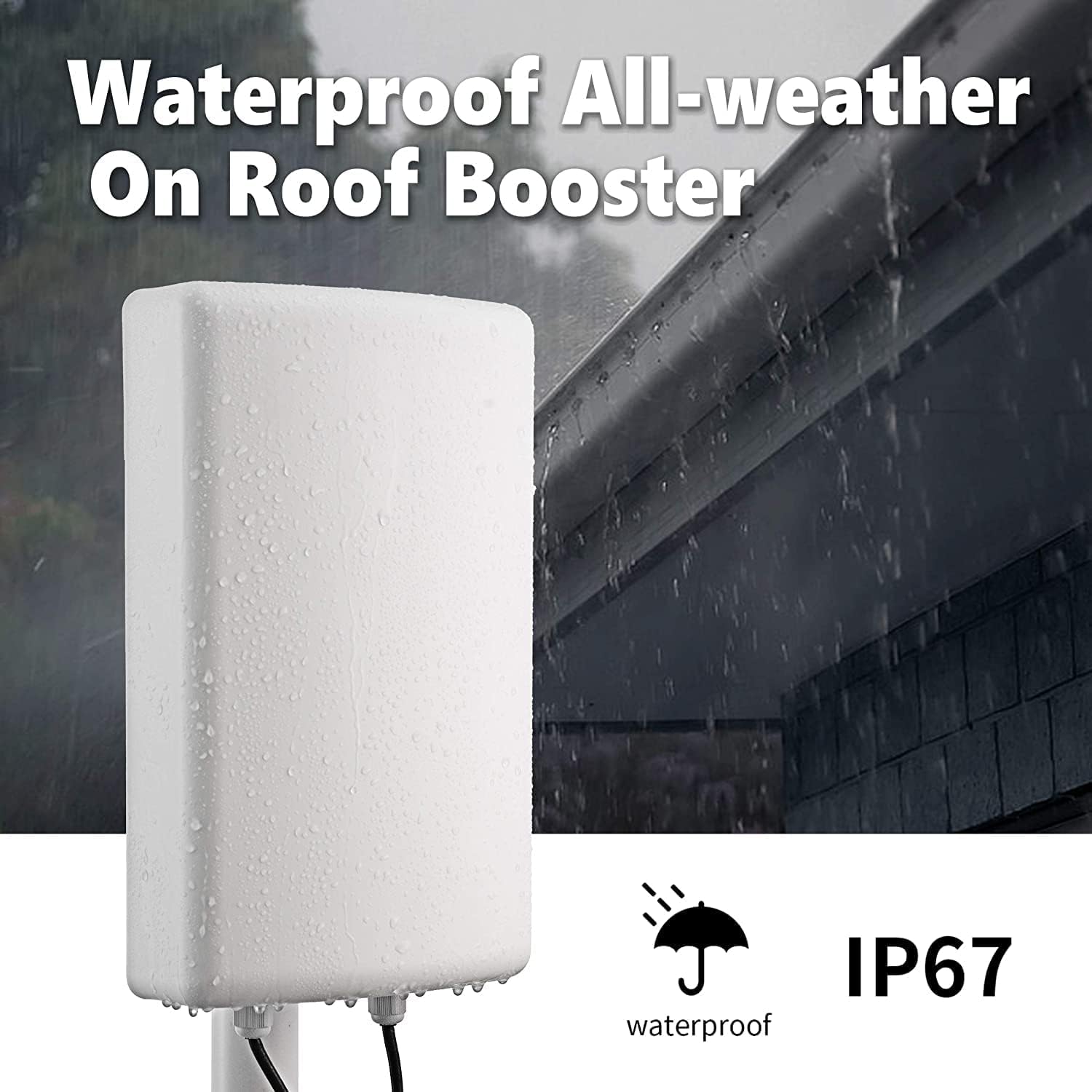 Antenna esterna MIMO ad alto guadagno 11dBi Dual Cross Polarizzata 3G 4G LTE 2x2 MIMO con doppio connettore SMA maschio da 5 metri per hotspot Internet 4G, router e gateway, Supaerial
