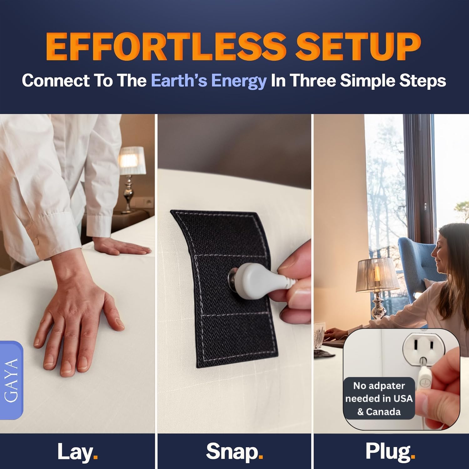 GAYA Grounding Sheets - Restful Sleep & Healing -8
