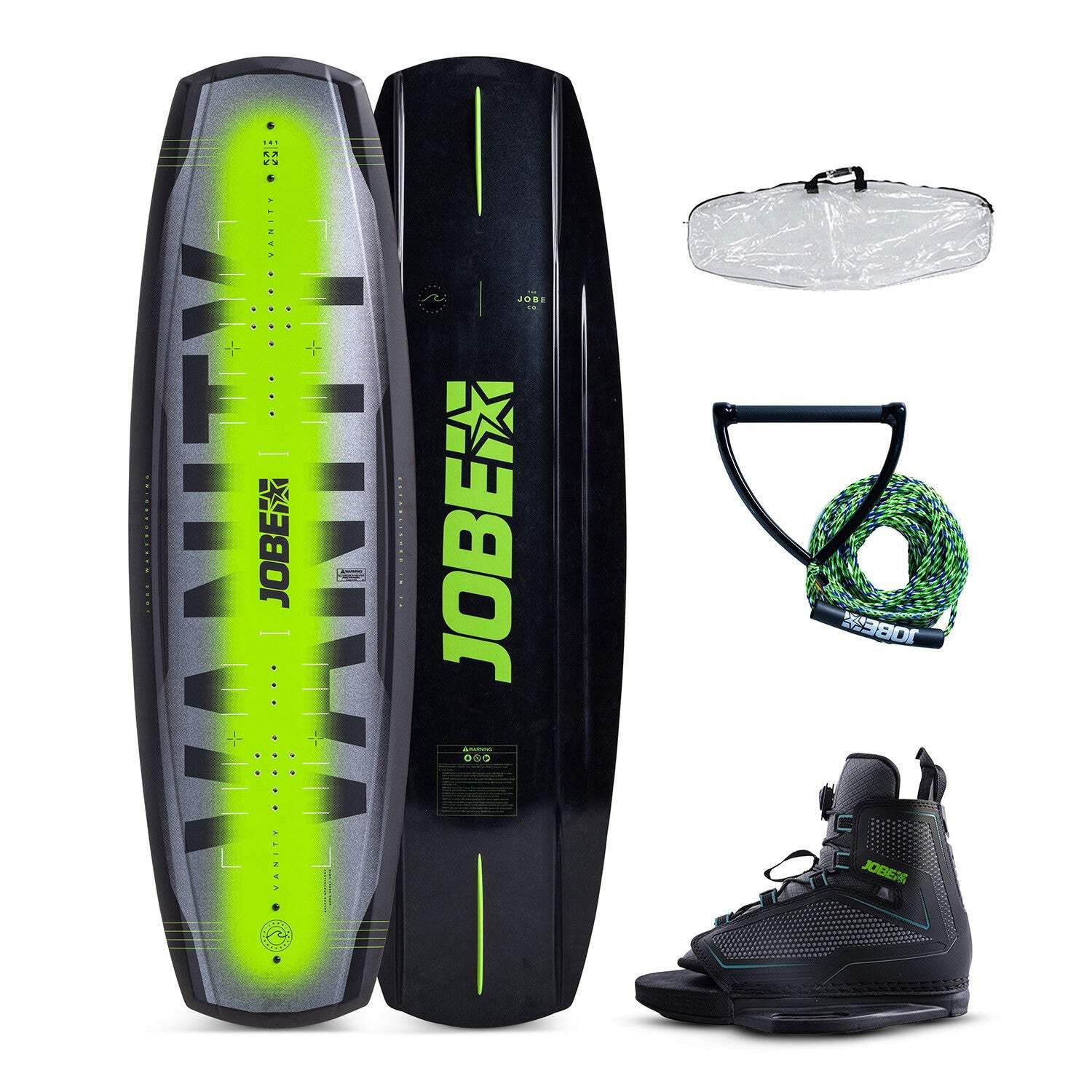 Jobe Vanity & Maze Wakeboard 141 Plus Scarpe e Paloniere Package