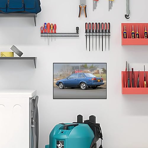 Miniatura 2 de Blessed Posters Póster de Toyota AE86  Arte de pared clásico JDM Drift Car para garaje, dormitorio, oficina o espacio de vida  Decoración retro