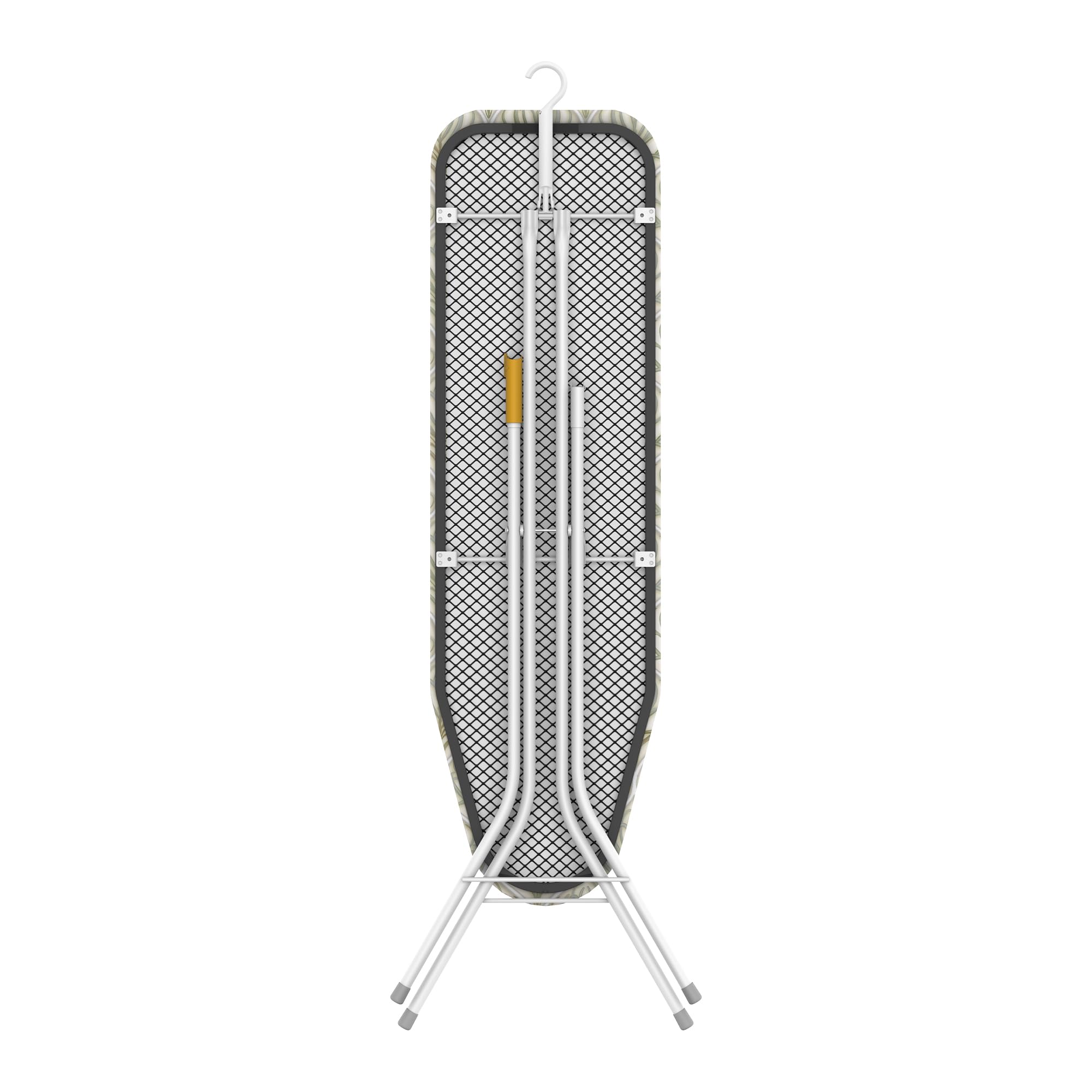 Rörets Tabla de Planchar Pulse White - Superficie de Metal Duro, Altura Ergonómica 88 cm, Cierre de Seguridad, Gancho Colgante y Peso de 3 kg - 32 x 108 cm