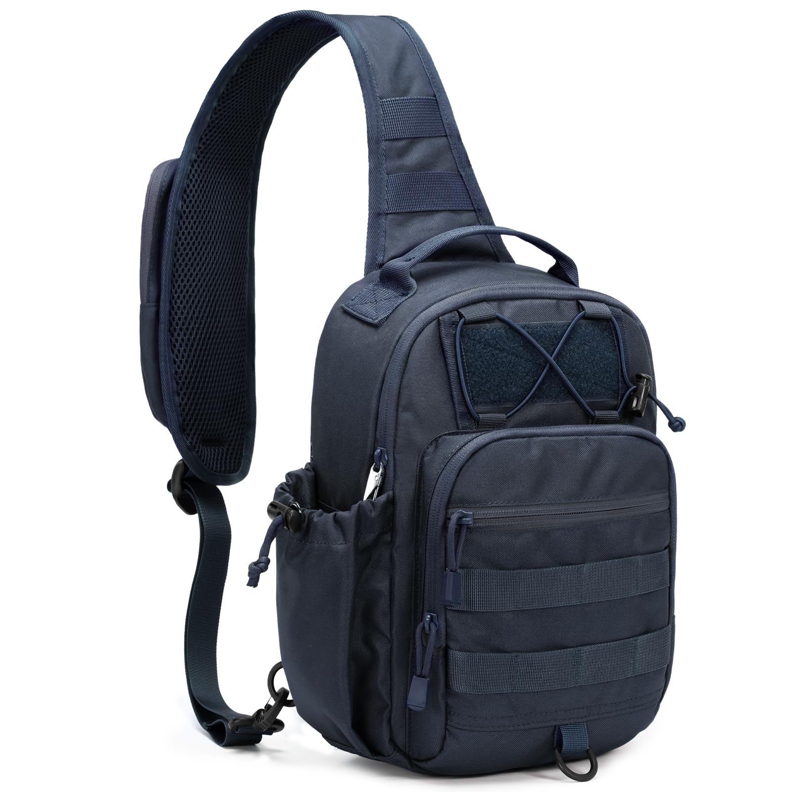 HALOVIE Taktische Brusttasche Herren Sling Bag Anti Theft Schultertasche Umhängetasche Tactical Crossbody Bag für Alltag Reisen Wandern Camping