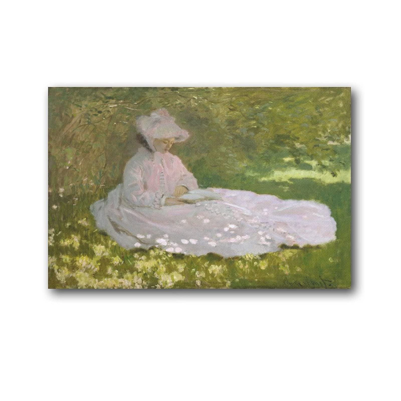 Amazon.co.jp: Claude Monet クロード・モネ（春 1872）アート絵画