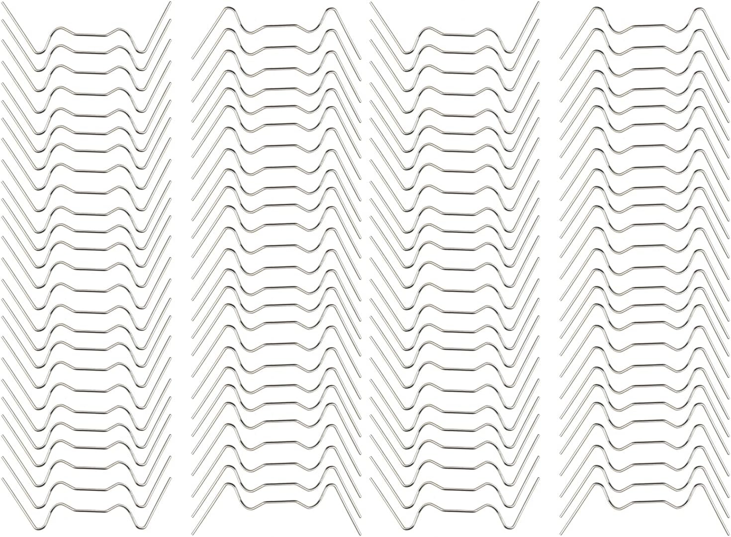 Greenhouse Glazing Clip DGZZI 100 PCS Stainless Steel W Type Clips Leaf Spring Clips