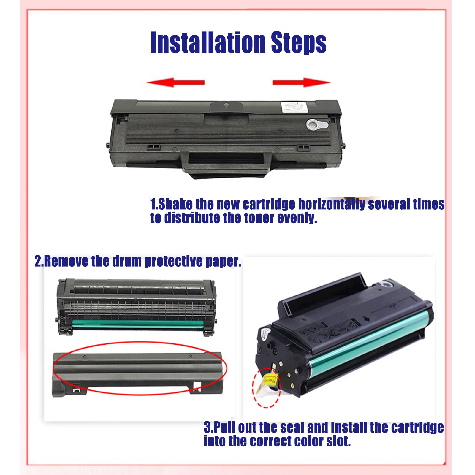 W1660A Cartuccia di Toner Nero Compatibile 166A per HP con Chip