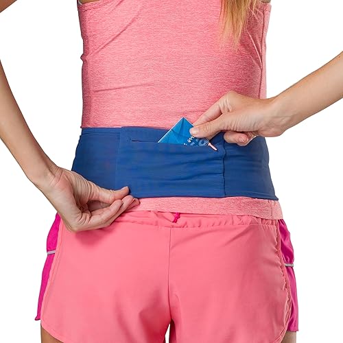 Miniatura 4 de Nathan Zipster Max Running Belt, Running Belts for Women and Men, Bounce-Free Waist Pack with Extra Large Zipper Pocket, Smartphone Storage,
