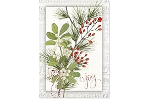 Enrich Your Yuletide Cheer: Current Christmas Greenery Christmas Card Set