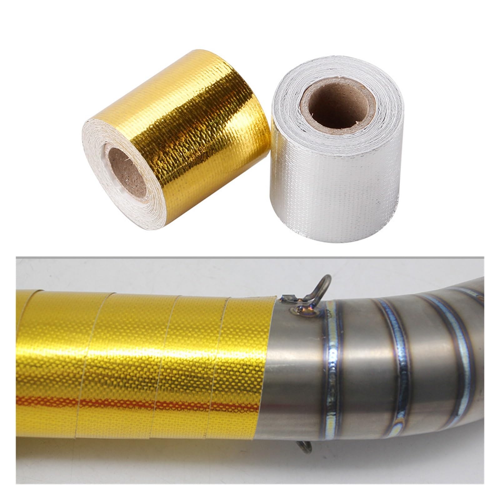 Rohrisolierung Schaumstoff 10 Stück 5 cm 5 m/10 m Wärmedämm-Rollenband