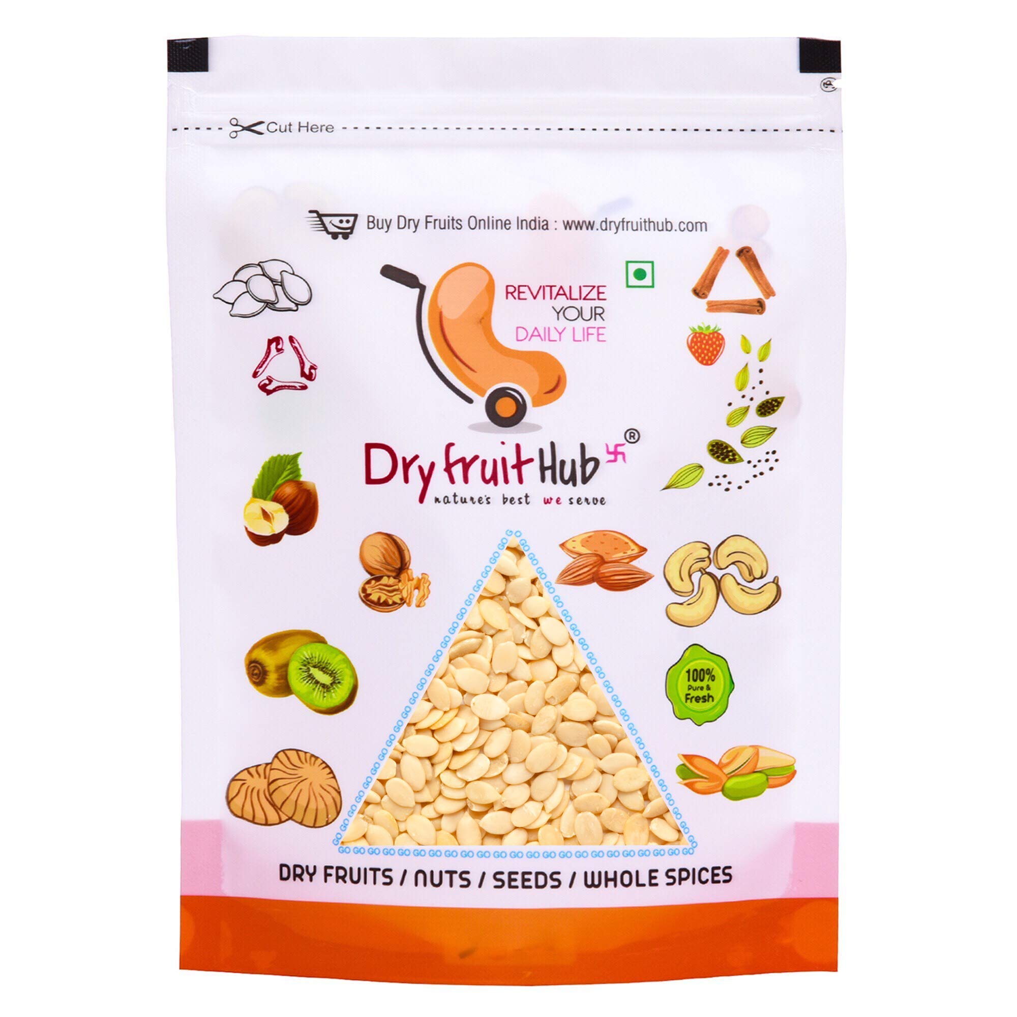 Dry Fruit Hub Watermelon Seeds 250gm Seeds for Eating,Tarbooj Seeds, Watermelon Seeds Organic,Tarbuj Ke Beej (250gm) (B078S7SF5R) Amazon Price History, Amazon Price Tracker