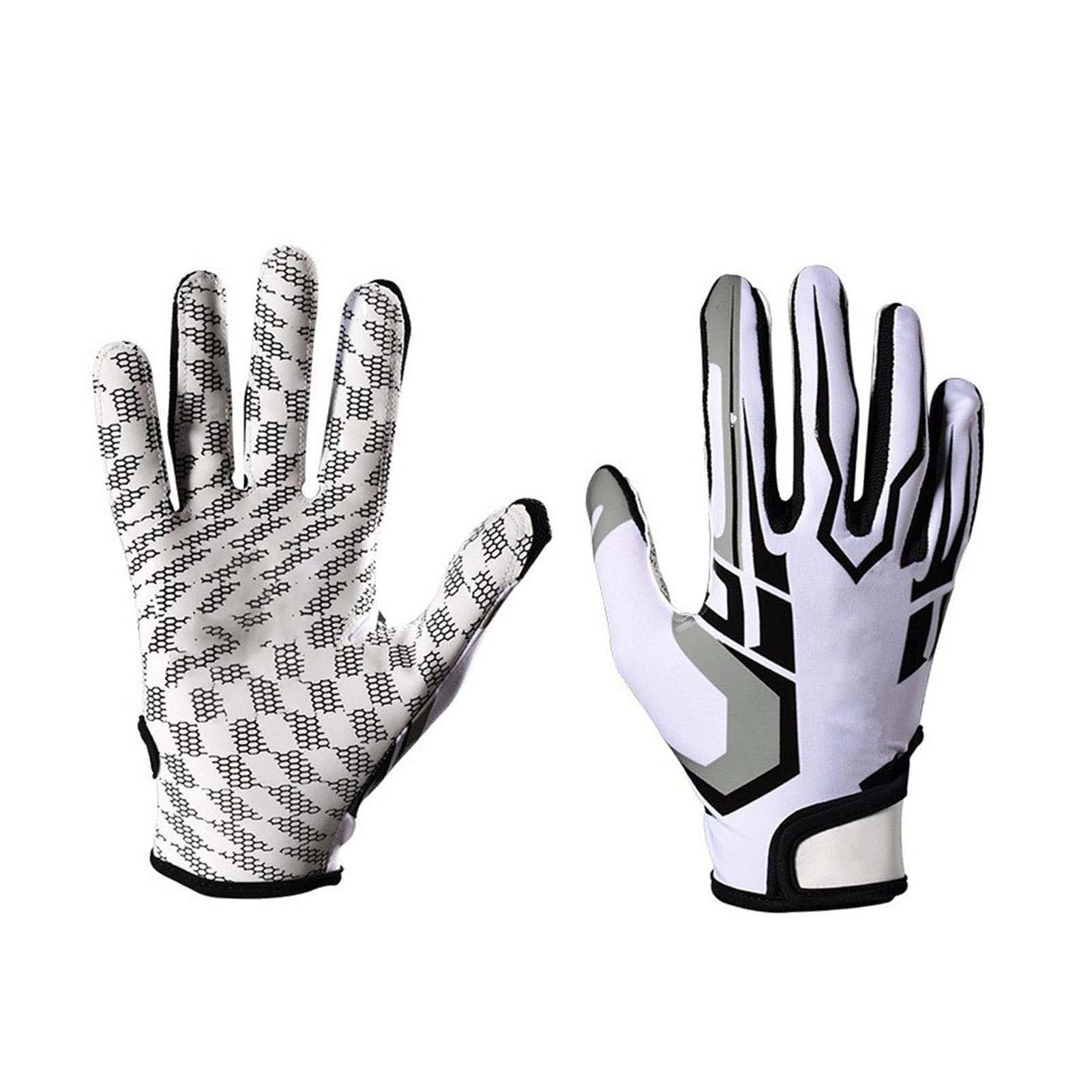 Gants de sport, gants de football américain, maille respirante, doigts, épaisseur moyenne, antidérapants