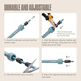 Adjustable Jump Rope for Fitness and Exercise - Skipping Rope for Cardio, Boxing, and Weight Loss - Speed Rope perfect for Men & Women