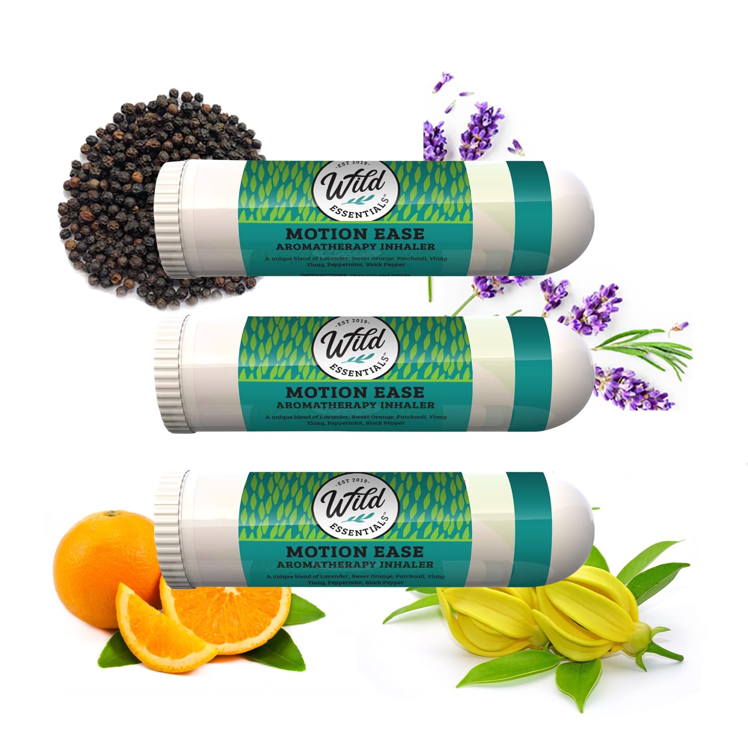 Amazon.com: Wild Essentials 3 Pack of Motion Ease Aromatherapy