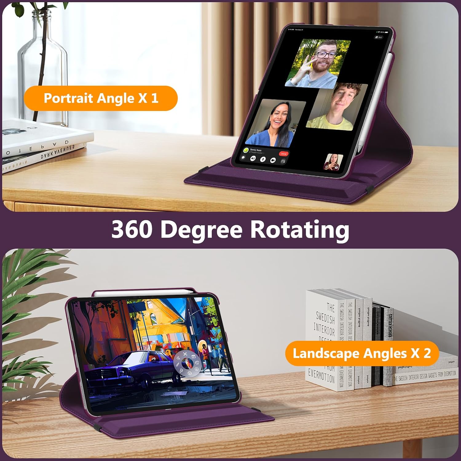 Fintie 360 Degree Rotating Case for iPad Pro 13-inch (M5) 2025 / (M4) 2024 image 4