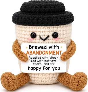 Going Away Coworker Leaving Gifts for Women Farewell Gifts for Coworkers | Coffee Mug Crochet Gifts Office Decor New Job Christmas Stocking Stuffers Gifts for Women White Elephant Gifts for Adults